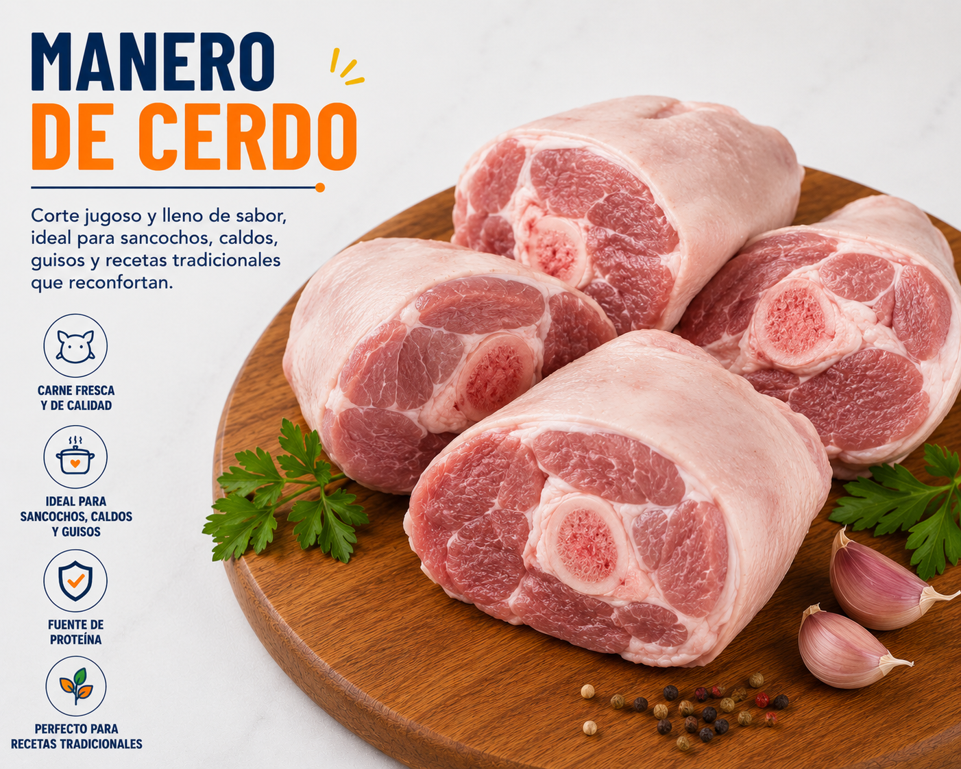 Manero de Cerdo x 500gr, 500g