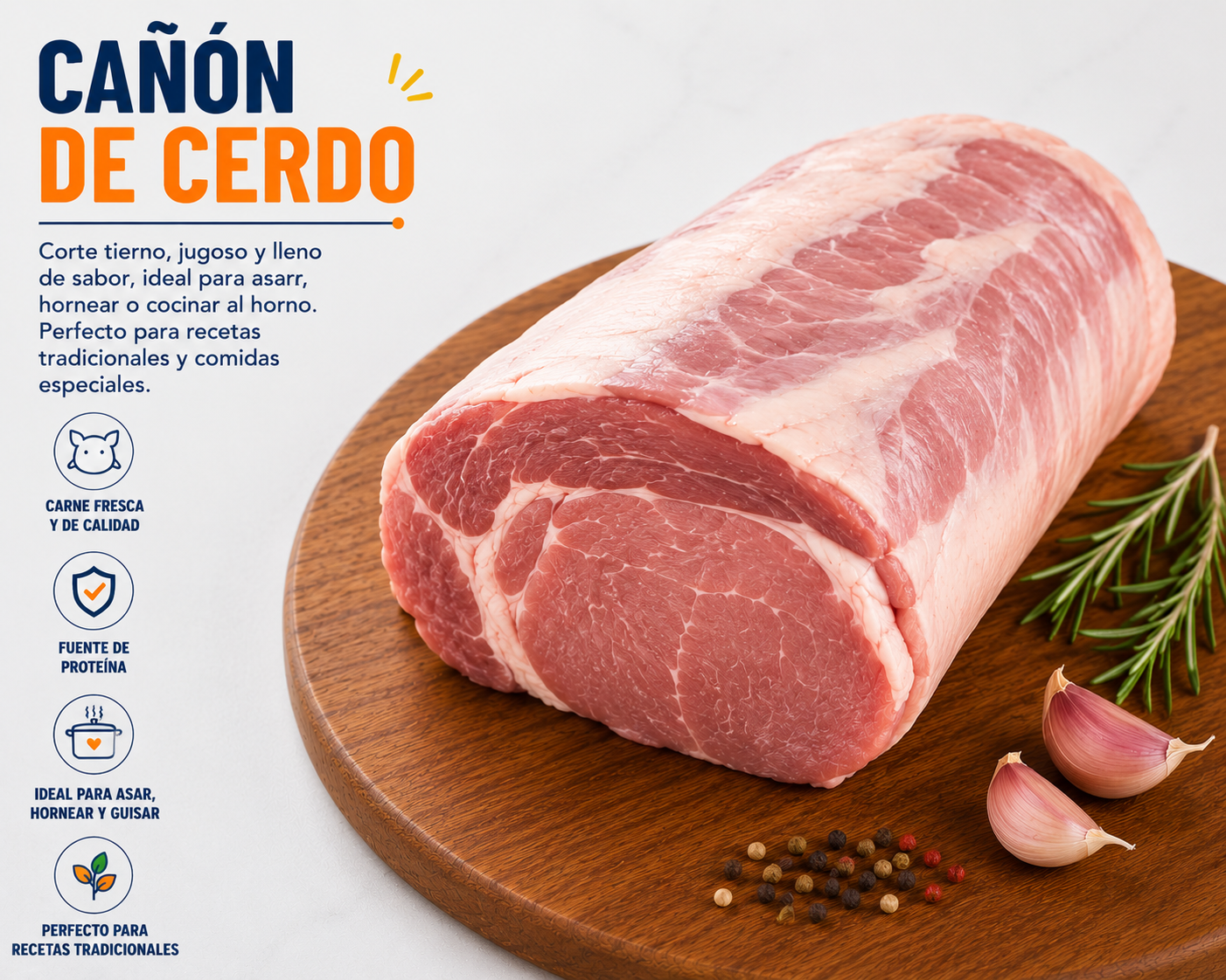 Cañón de Cerdo x 500gr, 500g