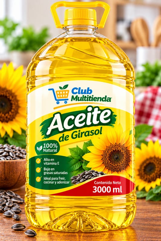 Aceite Girasol, 3000 ml
