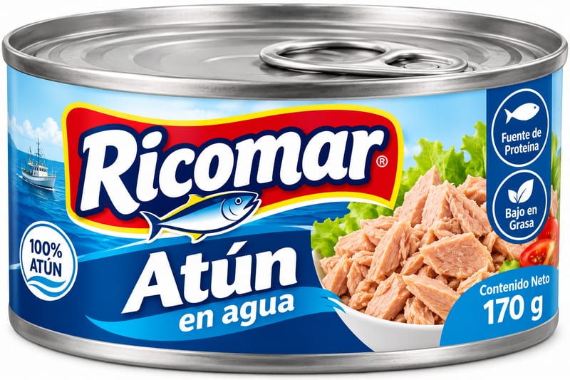 Atún Ricomar Agua, 170 g