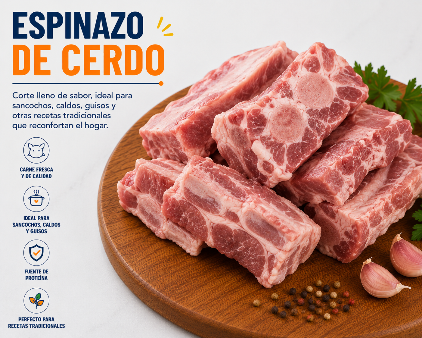 Espinazo de Cerdo x 500g, 500g