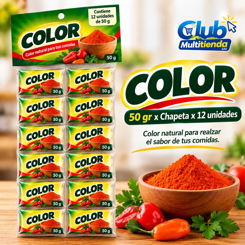 Color El Trece, 50 g · x Chapeta x 12 unidades