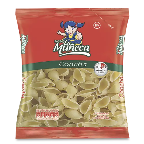 PASTA LA MUNECA CONCHA 500G, 500g