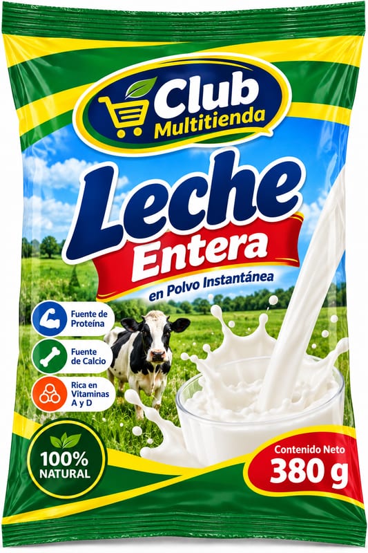 Leche Entera El Trece, 380 g