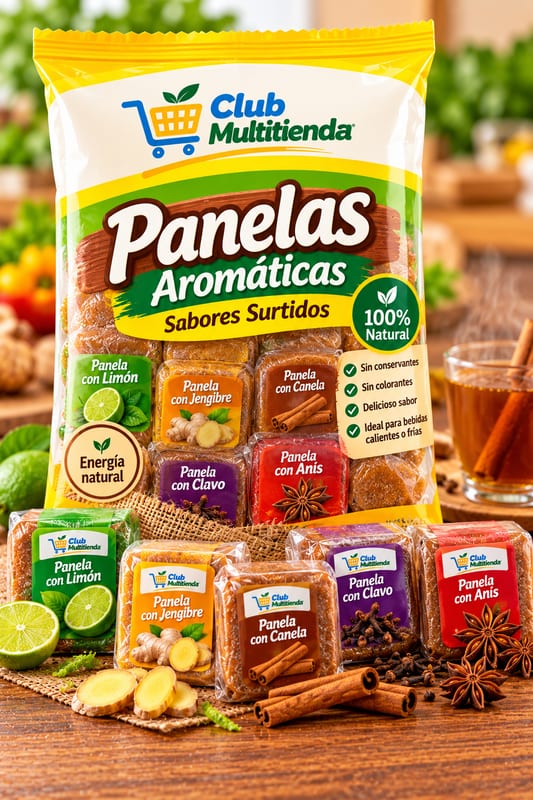 Panelas Aromáticas Sabores Surtidos, Unidad