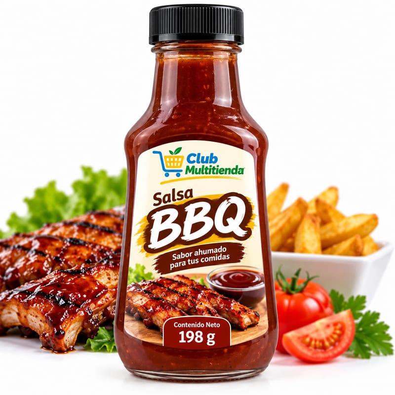 Salsa Bbq El Trece, 168 g