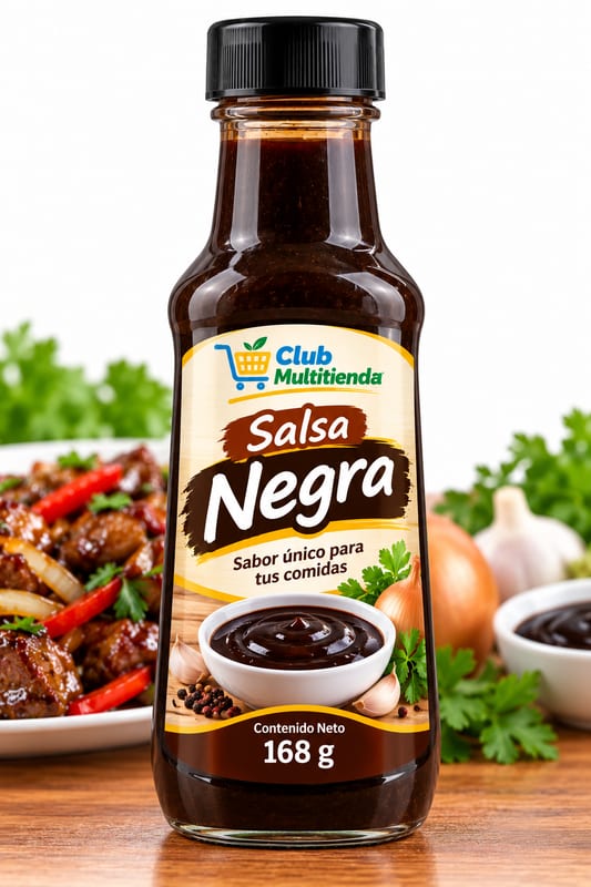 Salsa Negra El Trece, 168 g