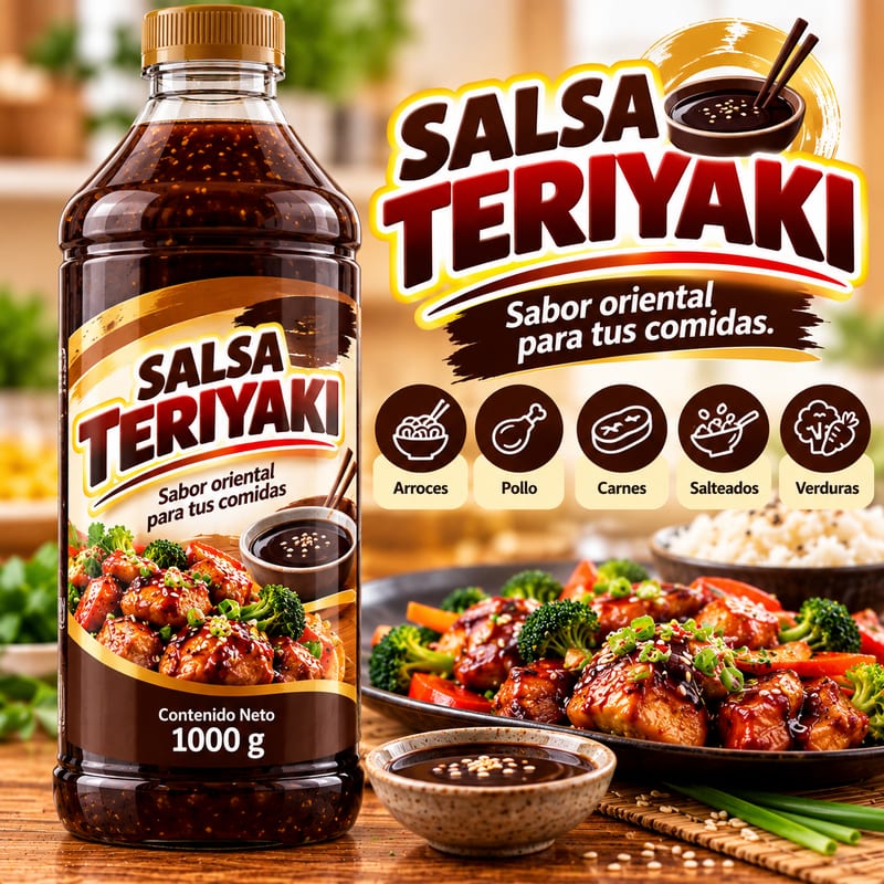 Salsa Teriyaki, 1000 g