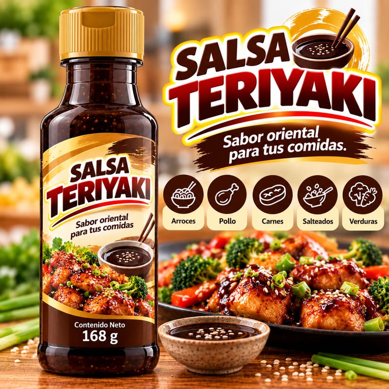 Salsa Teriyaki, 168 g