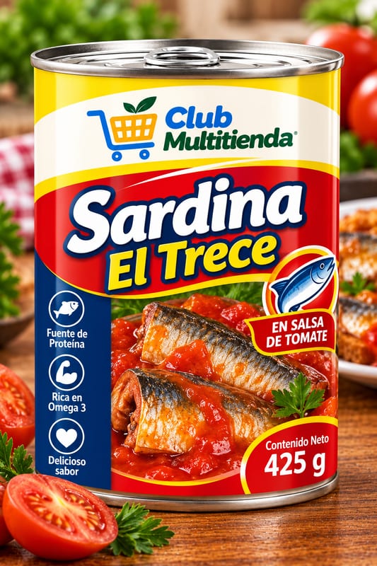 Sardina El Trece, 425 g