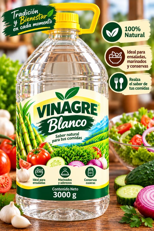 Vinagre El Trece, 3000 g